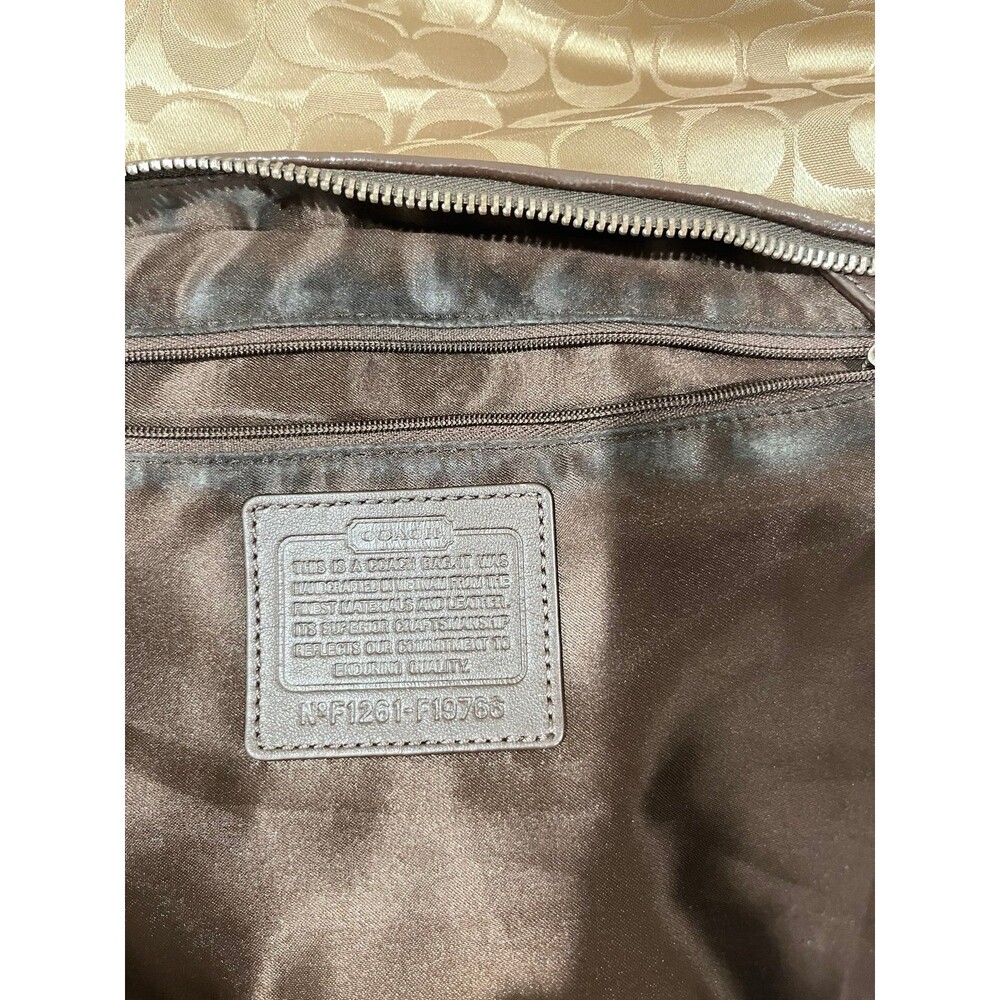 Coach Signature C Monogram Shoulder Bag - Picture 8 of 11
